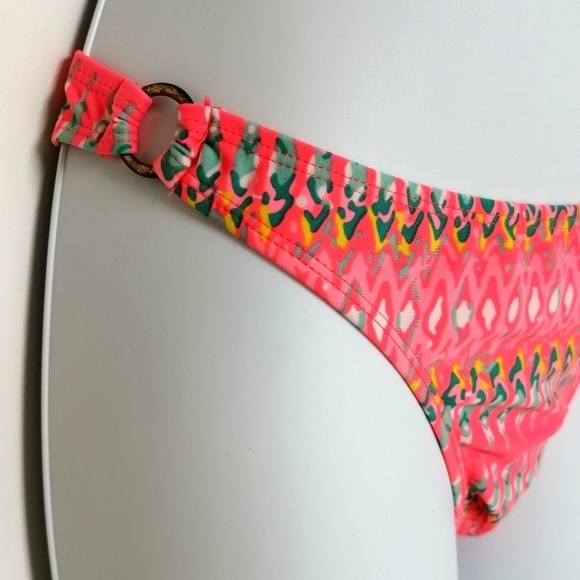 Nwt bikini bottom hot peach pink size S - Picture 2 of 5